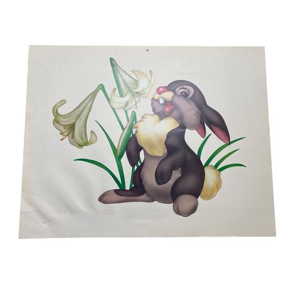 1986 Disney Channel Calendar Art Prints: Mickey Minnie Donald Daisy Goofy & Tink - Picture 13 of 14